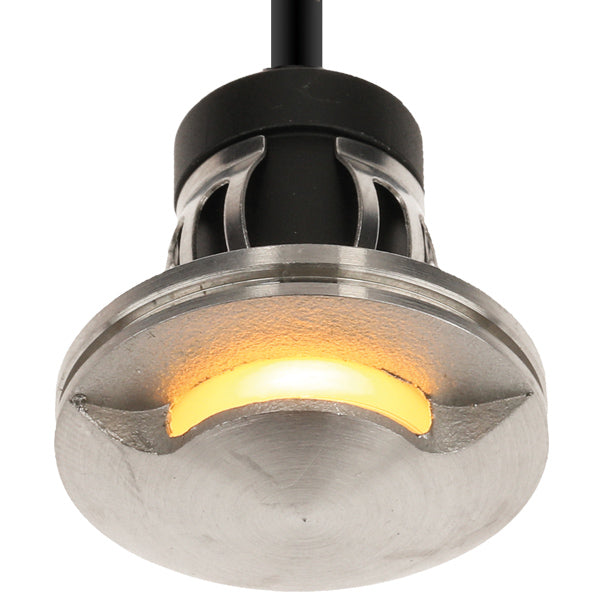 Nautecled, SL01 Uppvaktningsljus, Vit, 12V, IP67, Ø28/14,5 mm, Rostfritt stål 316