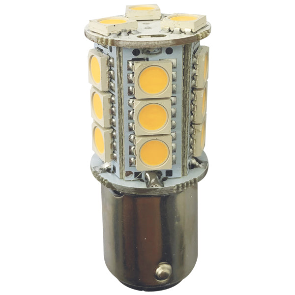 1852, LED-lampa BA15D Ø23x46,5 mm, 2 st, 2,4 W, 2700K, 90 Lumen