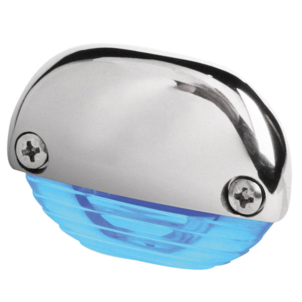 Hella, LED-diodlampa, blå, 12/24V, IP67, marin användning