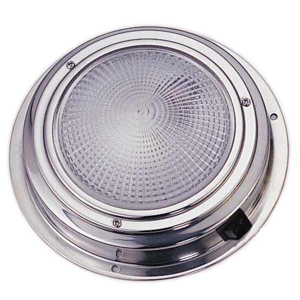 SeaTec, Classic taklampa, rostfritt stål, 20 x vit LED, Ø: 137 mm, höjd: 39 mm, 12 V, 1,3 W