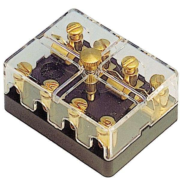 SeaTec, Säkringsbox för 4 säkringsringar med lås, max 6 mm² kabel