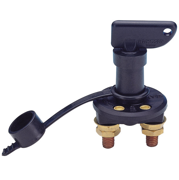 SeaTec, Huvudströmbrytare med nyckel, 12V, 75 Amp konstant / 500 Amp 10 sek