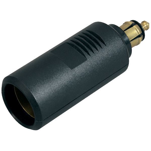 Pro Car, Hankontakt liten med adapter för cigarettuttag 12/24V / 16 Amp, DIN EN ISO 4165