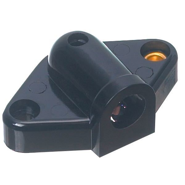 SeaTec, Ytmonterat uttag, platt med cigarruttag, svart