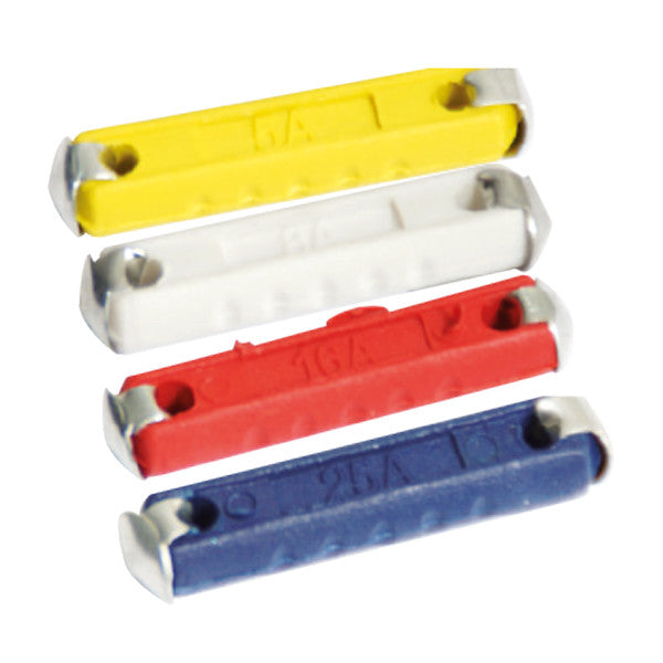 Oceanflex, porslinssäkring 25 Amp, blå, 10 st.