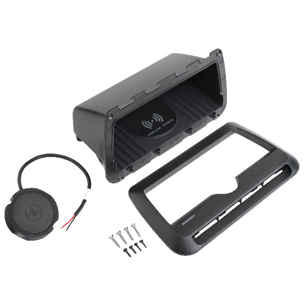 ROKK, Cove trådlös laddare med LED, 10W, 12/24V, IPX6