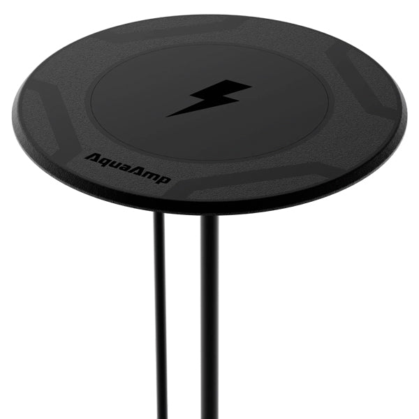 AquaAmp 100 rund trådløs lader 12V 15W Qi2