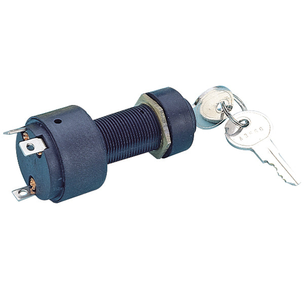 SeaTec, tändlås med 3 lägen, OFF/ON/START, 33 mm gänglängd, Ø 20,0 mm