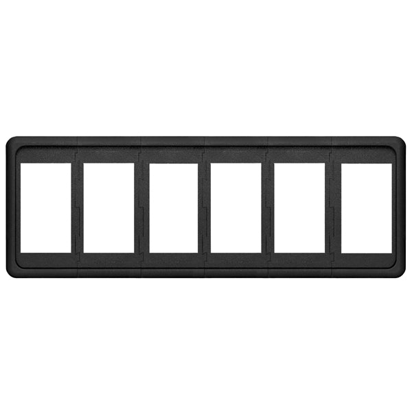 Blue Sea Systems, Monteringspanel för 6 st vattentäta kontakter, 164,85 mm x 58,42 mm