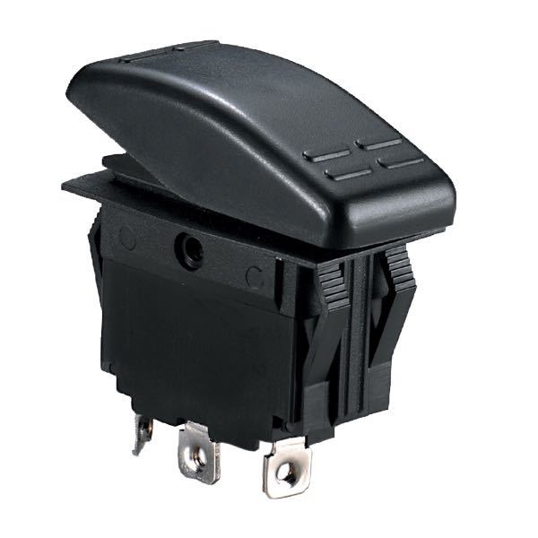 SeaTec, vattentät kontakt, 2-polig (på)/av, 12V, max 15 Amp