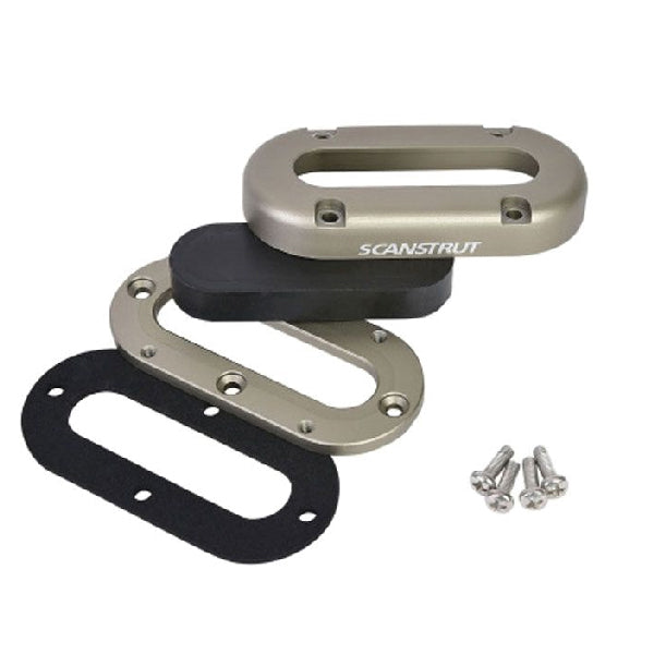 ScanStrut, däckgenomföring för 4 x <15mm kablar, aluminium, IP68, 47,5 mm x 17 mm x 99 mm