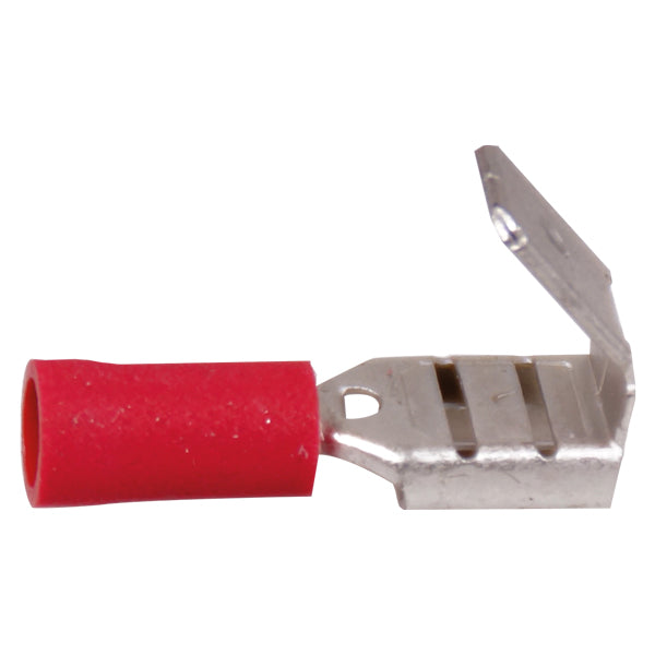 SeaTec, Platt kontaktfördelare röd 6,4 x 0,8 mm, 100 st.