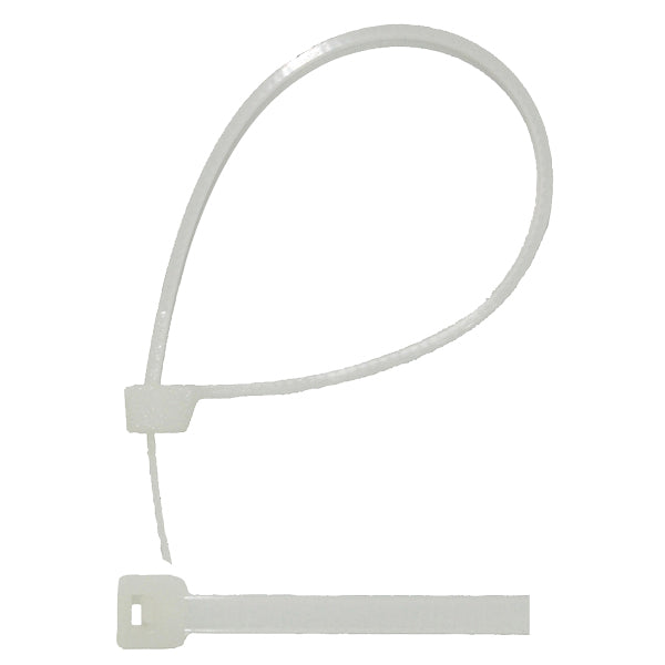 SeaTec, Färgad tejp vit 300 x 4,5 mm, 20 st, Nylon 66