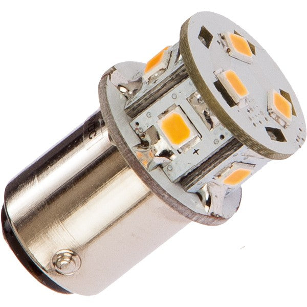 Nautecled, Bajonett LED-lampa BA15S, 1,4 W, 2700 K, 140 lumen, 10-35 V