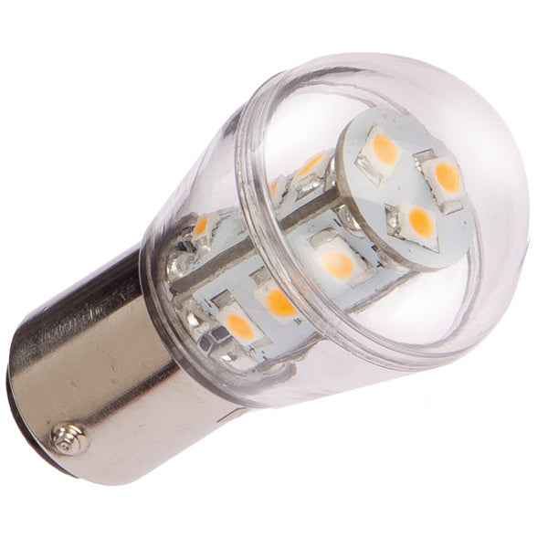 Nautecled, Bajonett LED-lampa BA15S, 1,6 W, 2700 K, 135 lumen