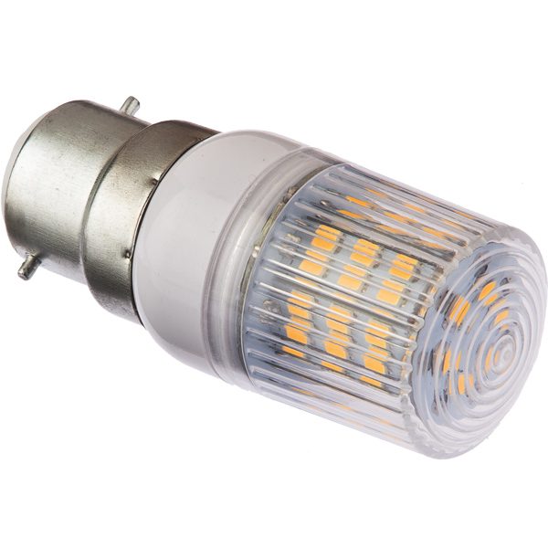Nautecled, LED-lampa B22, 3,6W, 2700K, IP44, Dimbar, 210 lumen