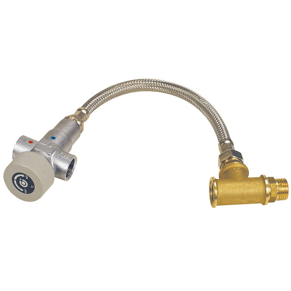 Quick, Termostatventil B3, 80º, Inklusive slang och koppling