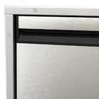 Dometic ramme RF316 til NRX80 i rustfrit stål set fra siden