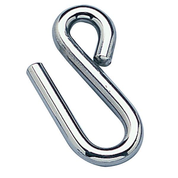 Ronstan, S-krok, Rostfritt stål, 6,0 mm, Brotthållfasthet 400 kg, Längd 62 mm, Vikt 36 g