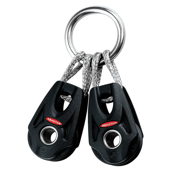 Ronstan, Serie 30 Orbit enkelblock par med 40mm ring