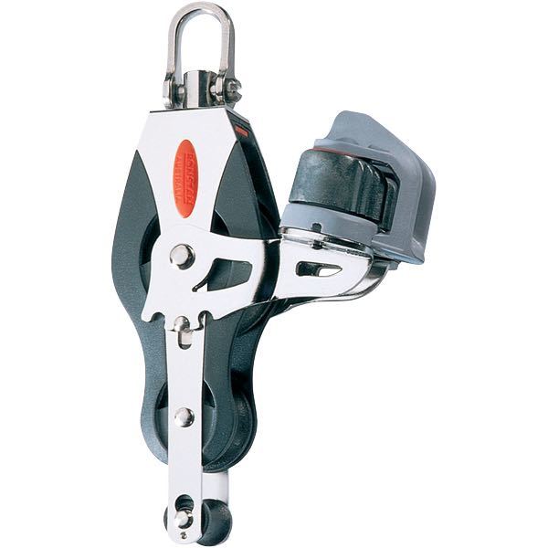 Ronstan, violinblock med hundsvärd och groda, serie 40, 350 kg arbetsbelastning, 40 mm skivdiameter