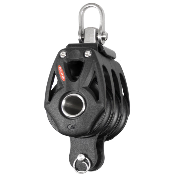 Ronstan, Trippelblock med svivel/dogblock, Serie 40, 400 kg MWL, 172 g