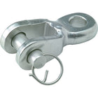 1852 Toggle 8x33mm AISI 316 set forfra med blank overflade