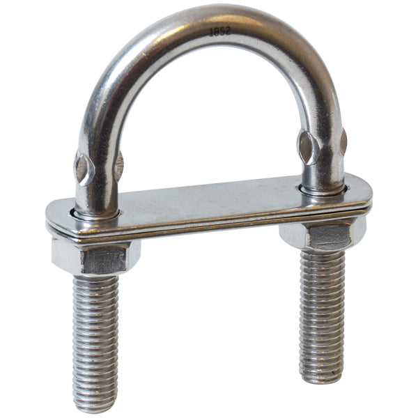 1852, U-fäste RF, rostfritt stål AISI 316, 85 mm