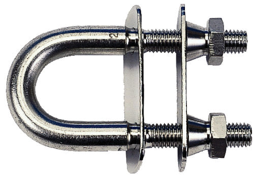 Blue Wave, U-bult med låsmutter, AISI 316, klass 3, M12, 122 mm