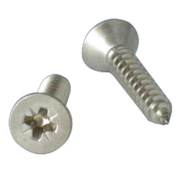 1852, Skrue til nylon sjækel, 3,9 x 16, 1327033 & 34, 10 stk i pose