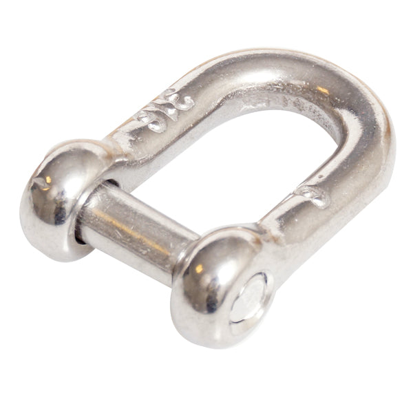 1852, Ankarschackel med försänkt skruv, 6mm, AISI 316