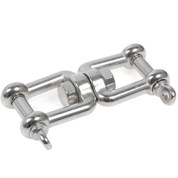 1852, roterande gaffel RF, rostfritt stål, M6, 66mm A, 12mm B, 11mm C, 6mm D