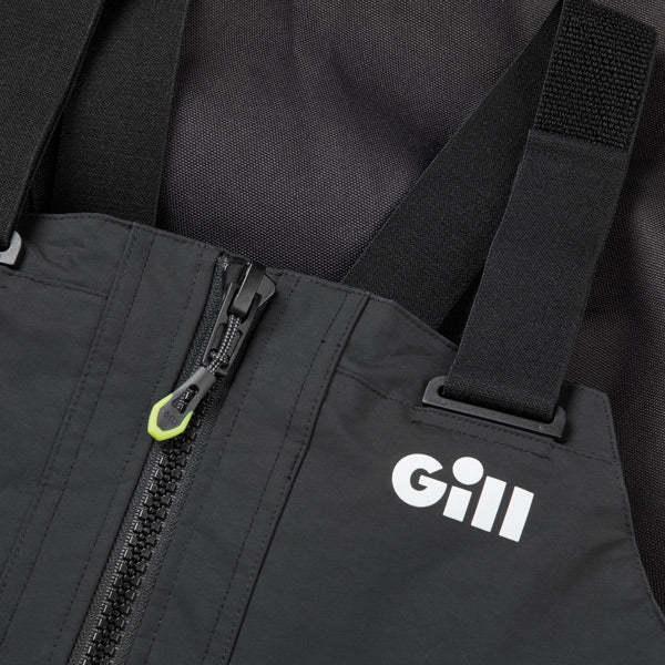 Gill OS33TW Coastal buks i sort vist bagfra med elastisk talje.