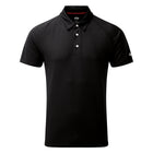 Gill UV008 herre polo i sort set forfra