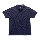 Gill E015 polo shirt i navy, set forfra på hvid baggrund