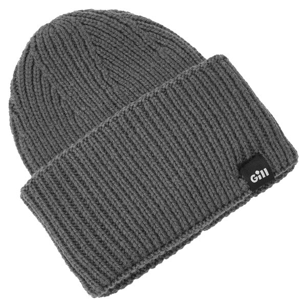 Gill, HT53 Seafarer Stickad Mössa, Grå, En Storlek, 50% Ull - 50% Akryl
