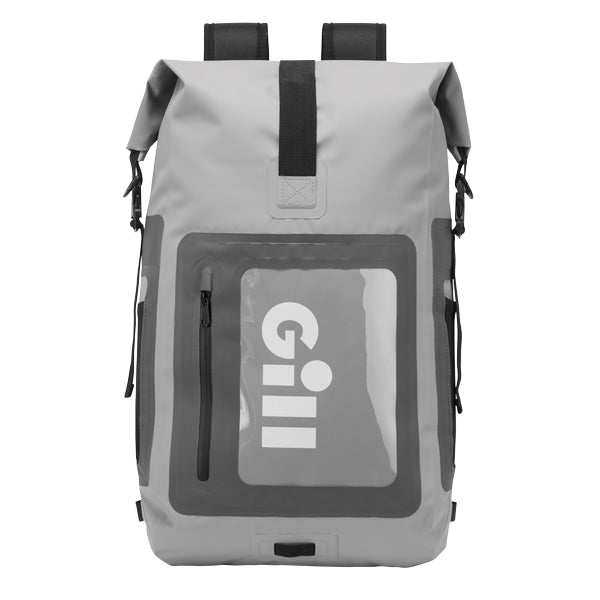 Gill, vattentät ryggsäck 30L, grå, PVC-presenning, 76 x 29 x 15 cm