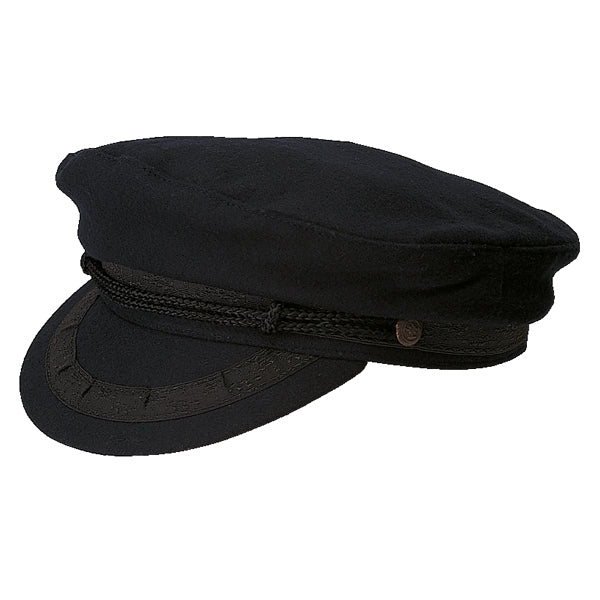 SeaTec, Seglarkeps Breton, Marinblå, Storlek 57, 100% ull med quiltad insida