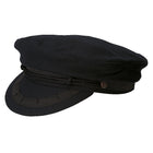 Marineblå SeaTec captain cap str 60 set fra siden