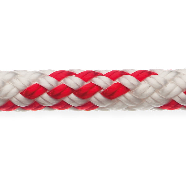 Robline, Sirius 300, 8mm, 200m, Vit/Röd, Brytstyrka 1800 kg