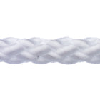 Robline Polyester 8 line i hvid farve, 4mm tykkelse, spillet ud