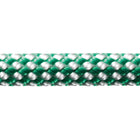 Robline Dinghy Control 6mm snor i hvid og grøn farve, pakket i 1 meters længde.