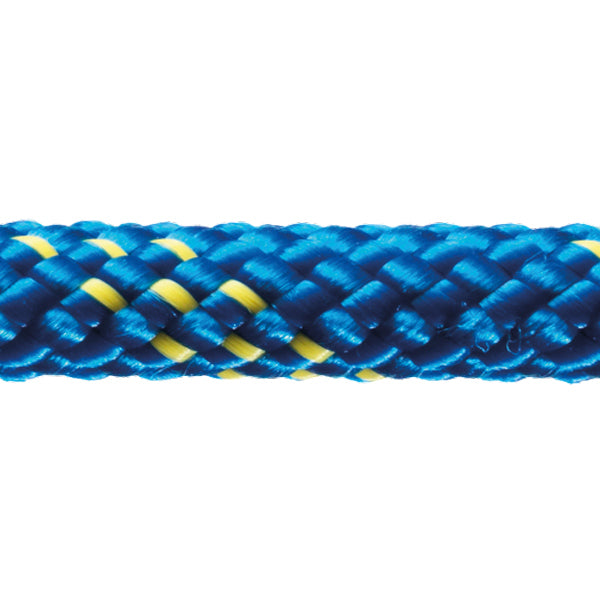 Robline, Dinghy Light 8mm, Blå/gul, 100m, 850 kg, Lättviktsrep för jolle