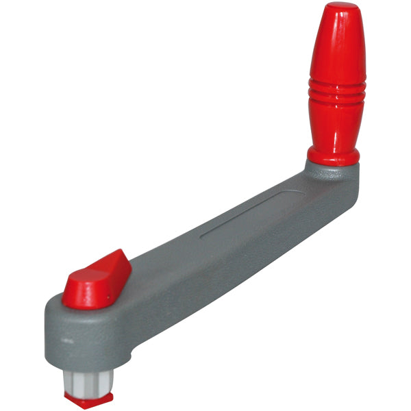 SeaTec, Vinschhandtag, grå PVC med rött handtag, 10", flytande