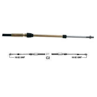 Ultraflex, styrkabel C2, universal för utombordsmotor, 4,88 m, 87 mm slaglängd