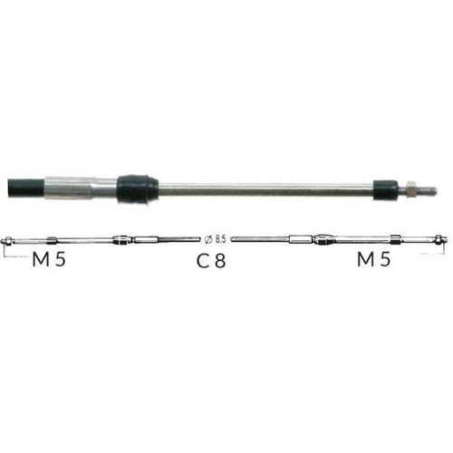 Ultraflex, styrkabel C8, universal för inombordsmotorer, 6 ft, 1,83 m, slaglängd 87 mm