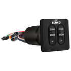 Lenco 12V/24V panel med retractor, monteret på en båd
