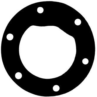 SeaTec, Packning för pump, 6 hål, Passar BUKH DV 10, F35