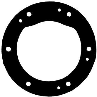 SeaTec, Packning för YANMAR pump 10 hål, 2 - 3 GM + HM, artikelnummer 124223 - 42110 FERSK