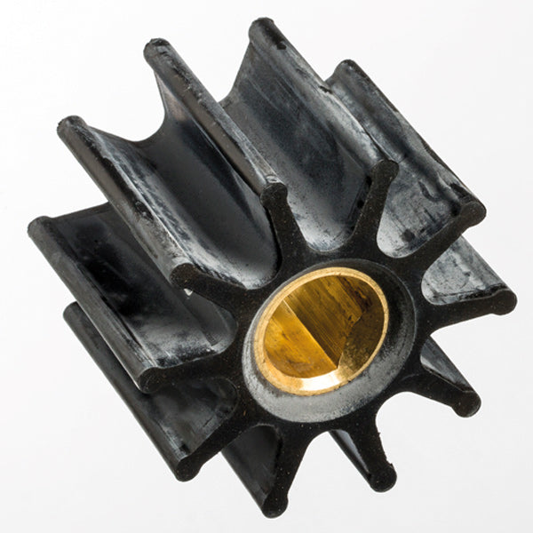 Jabsco, Impellersats 17954-0001-P, 4 axlar, Ø 19 mm, 10 skovlar, Neopren/Mässing, Ø 65 mm